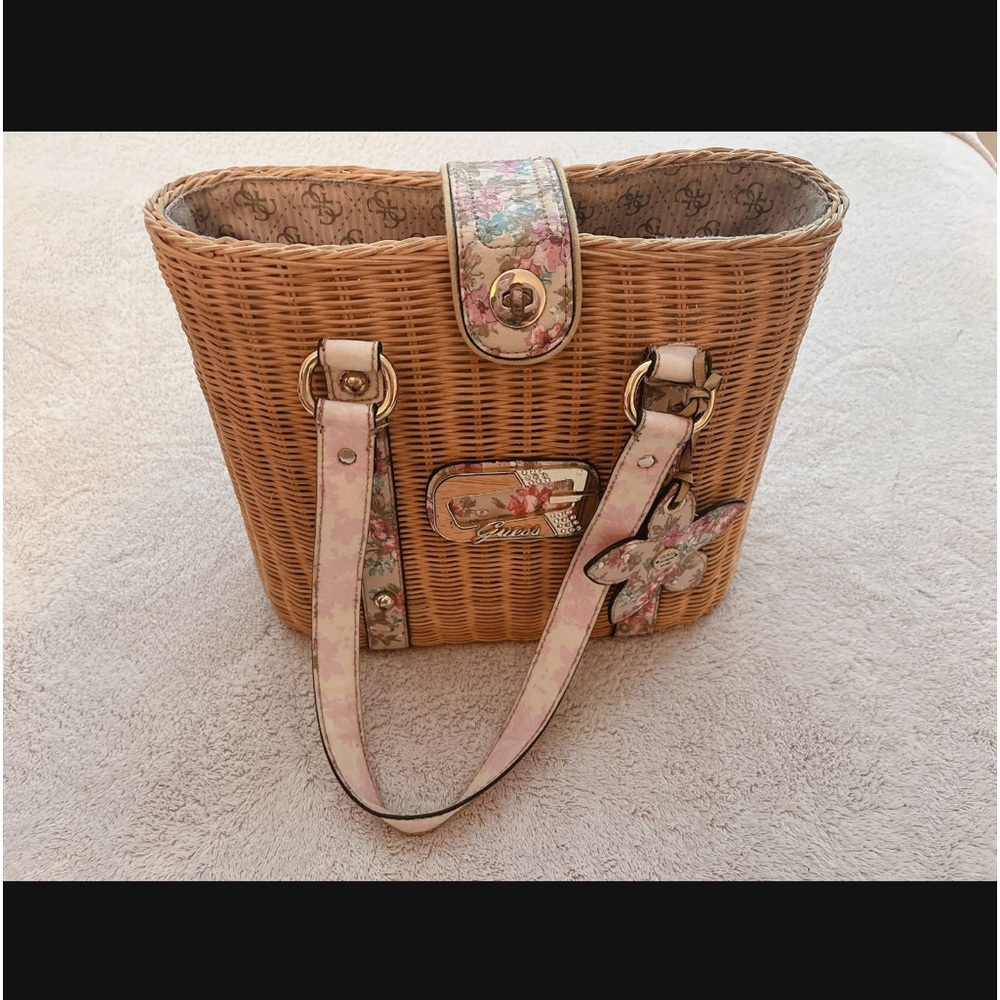 Vintage Guess Birkin style bag